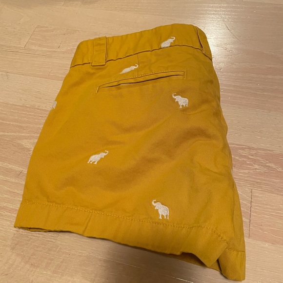 J. Crew Embroidered Elephant Critter Shorts 2 - Picture 6 of 9